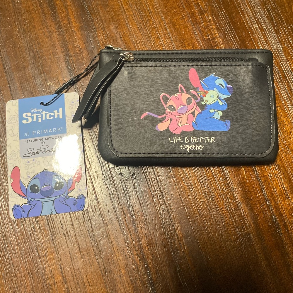 NWT Primark Disney Stitch and Angel Wallet/pouch